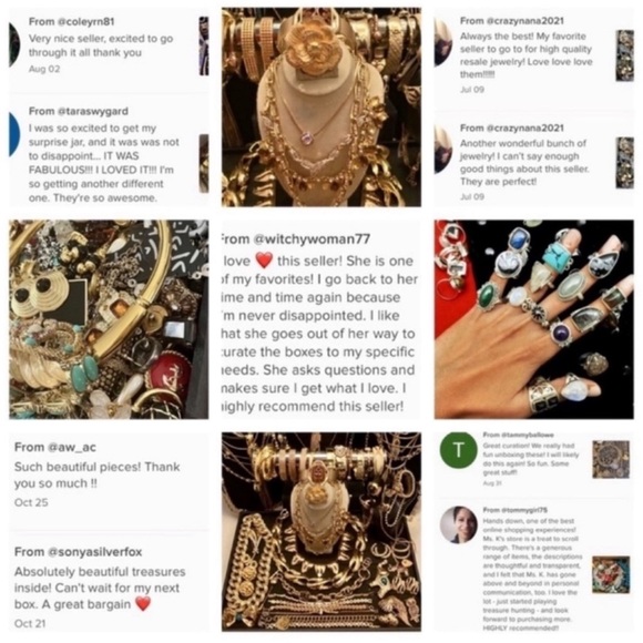 2 LBS JEWELRY LOT~ curated to your style preferences - Picture 2 of 8